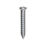 #10x1" Phillips Oval Head Tapping Screw, Type A/AB, Zinc, #6