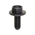 1/4"-20x5/8" Hex Washer Head Spin Lock Bolt, Black Phosphate