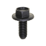 1/4"-20x5/8" Hex Washer Head Spin Lock Bolt, Black Phosphate