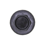 1/4"-20x5/8" Hex Washer Head Spin Lock Bolt, Black Phosphate
