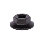 1/4"-20 Spin Lock Nut with Serrated, Black Phosphate