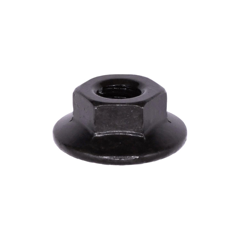 1/4"-20 Spin Lock Nut with Serrated, Black Phosphate