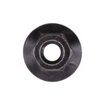 1/4"-20 Spin Lock Nut with Serrated, Black Phosphate