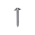 #8x1-1/4" Phillips Oval Head SEMS Tapping Screw Countersunk, Type A/AB, Chrome, #6 Head Size