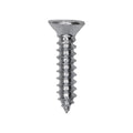 #8x3/4" Phillips Flat Head Tapping Screw, Type AB, Zinc, Standard