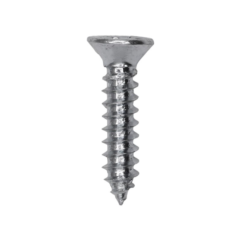 #8x3/4" Phillips Flat Head Tapping Screw, Type AB, Zinc, Standard