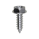 #10x5/8" Hex Head Washer Indented Tapping Screw, Type A/AB, Zinc