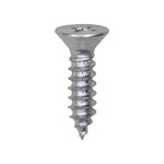 #10x3/4" Phillips Flat Head Tapping Screw, Type AB, Zinc