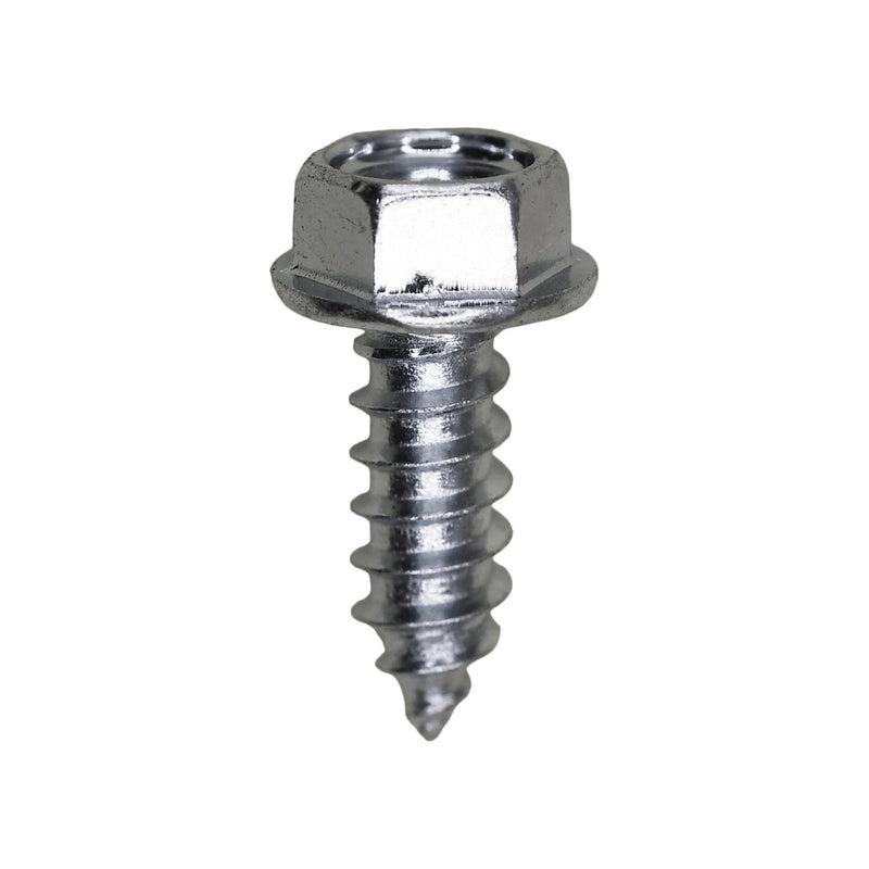 #12x5/8" Hex Head Washer Indented Tapping Screw, Type A/AB, Zinc