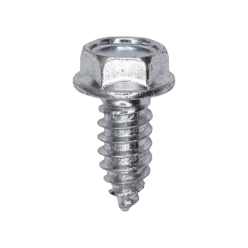5/16"x3/4" Hex Head Washer Indented Tapping Screw, Type A/AB, Zinc