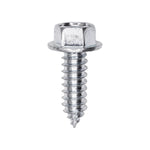 5/16"x1" Hex Head Washer Indented Tapping Screw, Type A/AB, Zinc