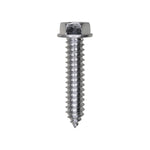 5/16"x1-1/2" Hex Head Washer Indented Tapping Screw, Type A/AB, Zinc