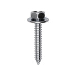 #14x1-1/2" Hex Head SEMS Tapping Screw, Type A/AB, Zinc Chromate