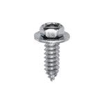 5/16"x1" Hex Head SEMS Tapping Screw, Type A/AB, Zinc Chromate