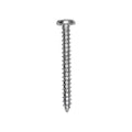 #8x1-1/2" Slotted Pan Head Tapping Screw, Type A/AB, Zinc Chromate