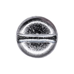#8x1-1/2" Slotted Pan Head Tapping Screw, Type A/AB, Zinc Chromate