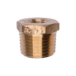 1/8" Brass Threaded Reducing Bushing Exterior Interior Threads