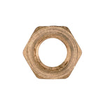 1/4" NPT Brass Threaded Reducing Bushing Exterior Interior Threads, 1/2"