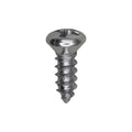 #4x3/8" Phillips Oval Head Tapping Screw, Type A/AB, Zinc