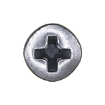 #4x3/8" Phillips Oval Head Tapping Screw, Type A/AB, Zinc