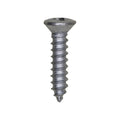 #4x1/2" Phillips Oval Head Tapping Screw, Type A/AB, Zinc