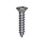 #4x1/2" Phillips Oval Head Tapping Screw, Type A/AB, Zinc