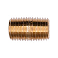 7/8" Brass Classose Nipple Pipe Threads