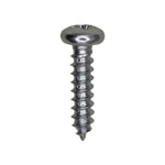 #4x1/2" Phillips Pan Head Tapping Screw, Type A/AB, Zinc