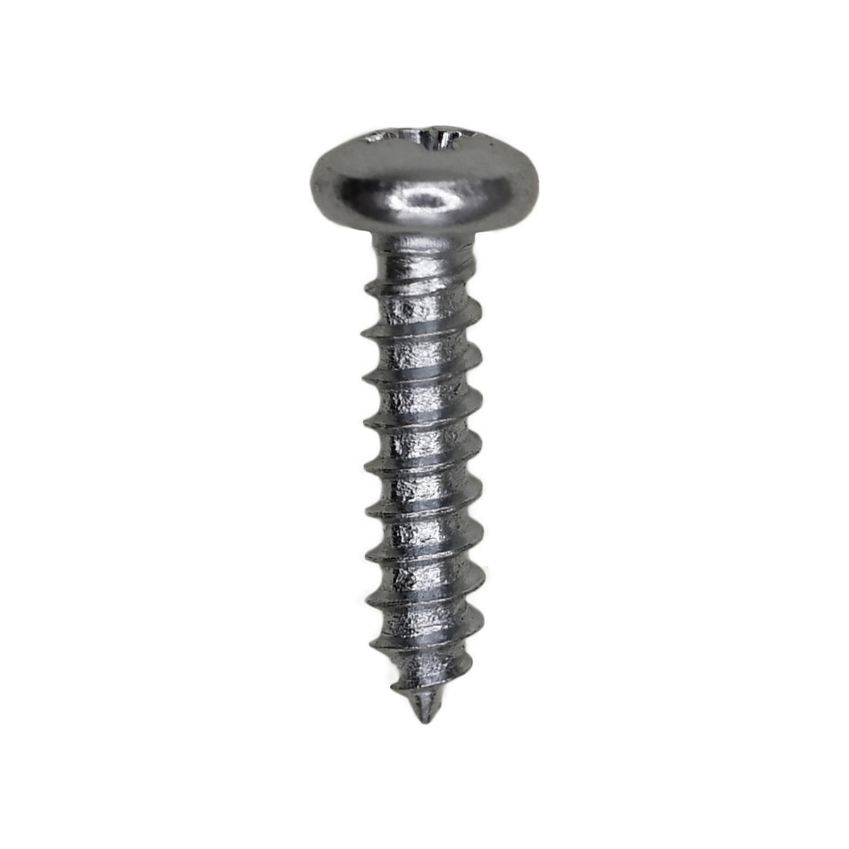 #4x1/2" Phillips Pan Head Tapping Screw, Type A/AB, Zinc