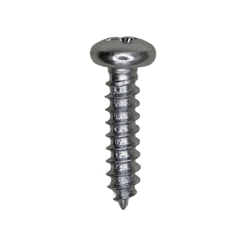 #4x1/2" Phillips Pan Head Tapping Screw, Type A/AB, Zinc