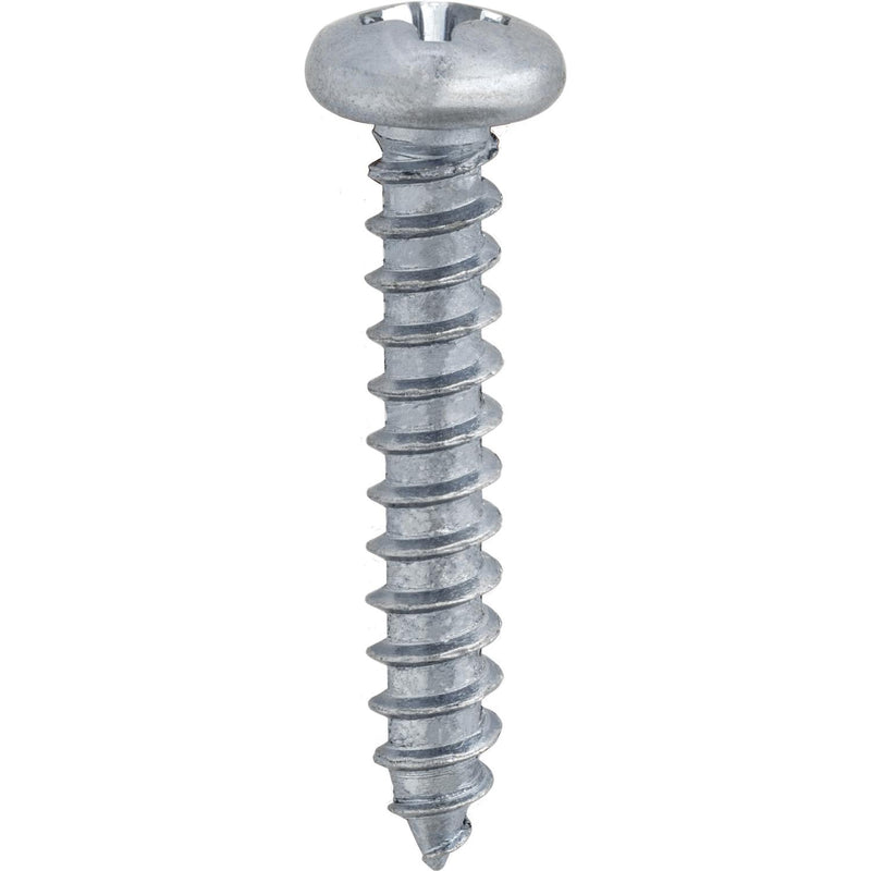 #8x1" Phillips Pan Head Tapping Screw, Type A/AB, Zinc