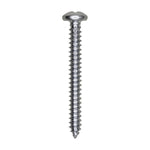 #8x1-1/2" Phillips Pan Head Tapping Screw, Type A/AB, Zinc