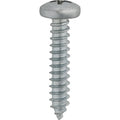 #10x1" Phillips Pan Head Tapping Screw, Type A/AB, Zinc