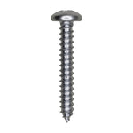 #10x1-1/4" Phillips Pan Head Tapping Screw, Type A/AB, Zinc