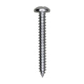 #10x1-1/2" Phillips Pan Head Tapping Screw, Type A/AB, Zinc