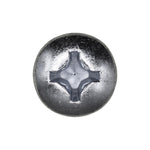#12x1-1/4" Phillips Pan Head Tapping Screw, Type A/AB, Zinc