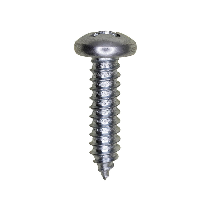 #14x1" Phillips Pan Head Tapping Screw, Type A/AB, Zinc