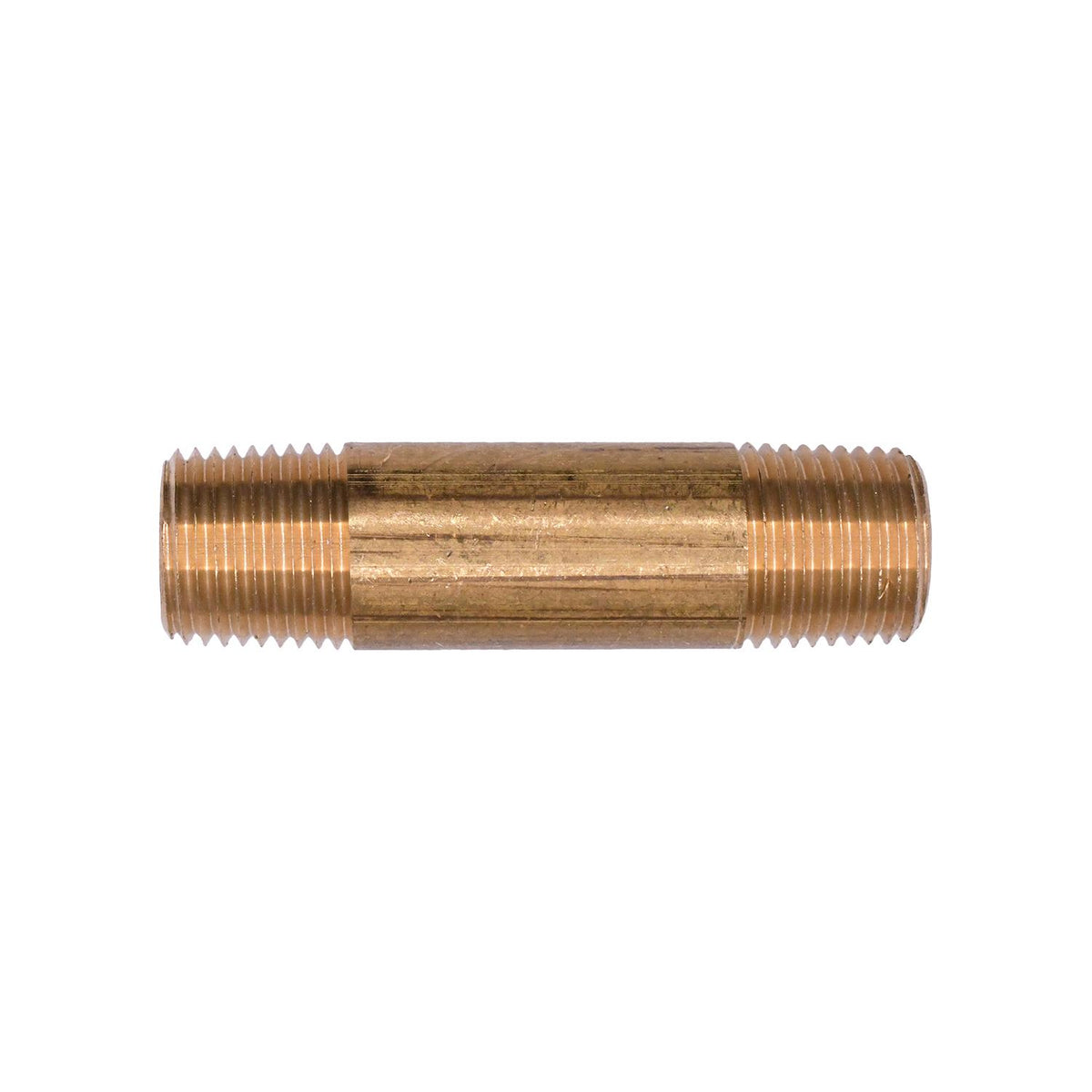 1/8" NPTx1-1/2" Brass Long Nipple Threads