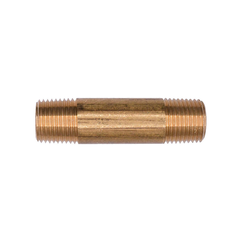 1/8" NPTx1-1/2" Brass Long Nipple Threads