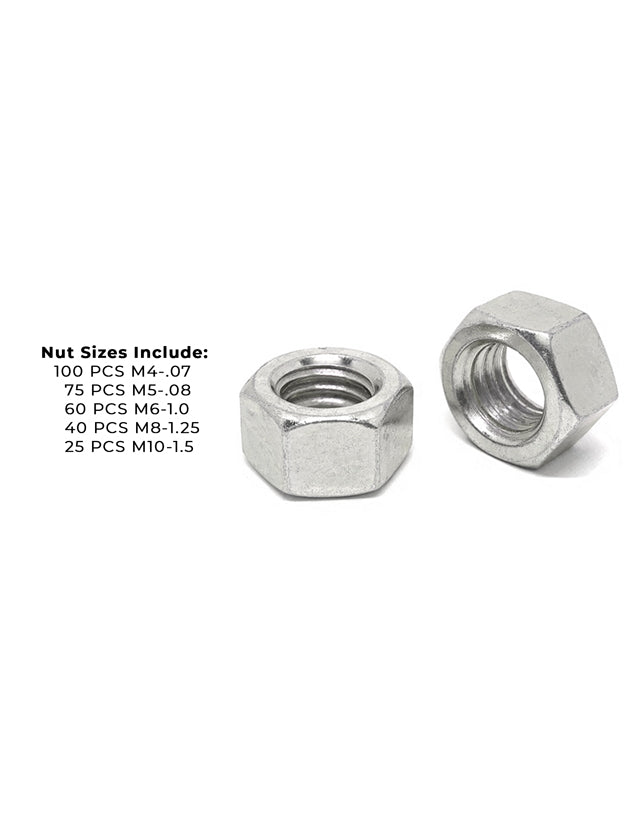 Metric Stainless Finished Hex Nuts
