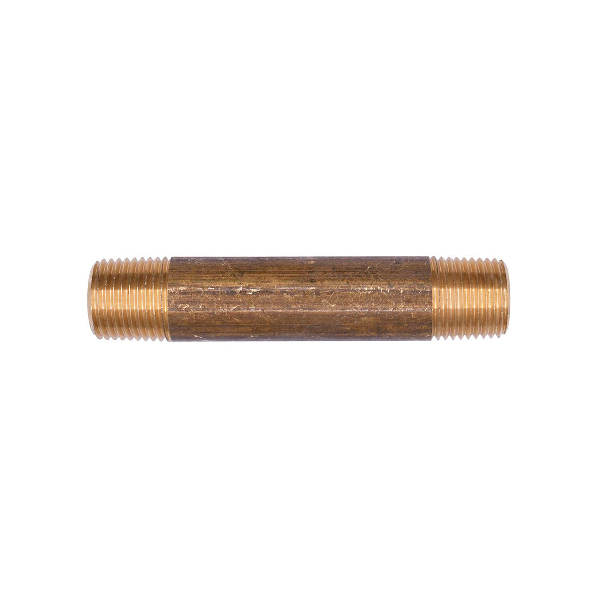 1/8" NPTx2" Brass Long Nipple Threads