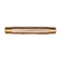 1/8" NPTx2-1/2" Brass Long Nipple Threads