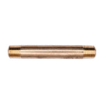 1/8" NPTx2-1/2" Brass Long Nipple Threads