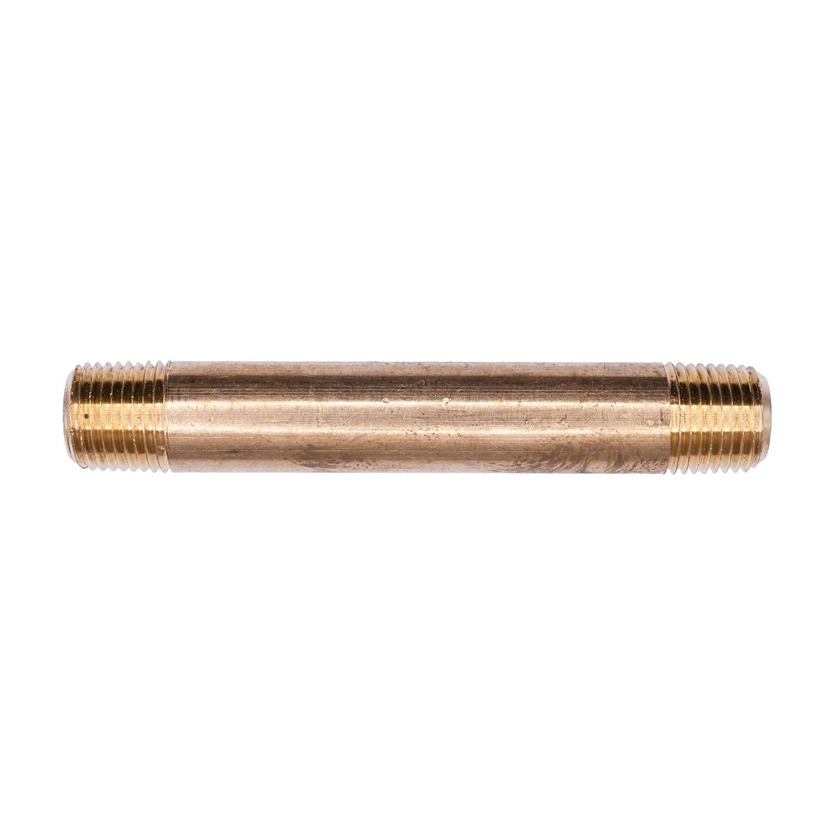 1/8" NPTx2-1/2" Brass Long Nipple Threads