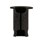 3/32" Stud Tubular Nut For Stud, Panel 0.025-0.175", Phosphate