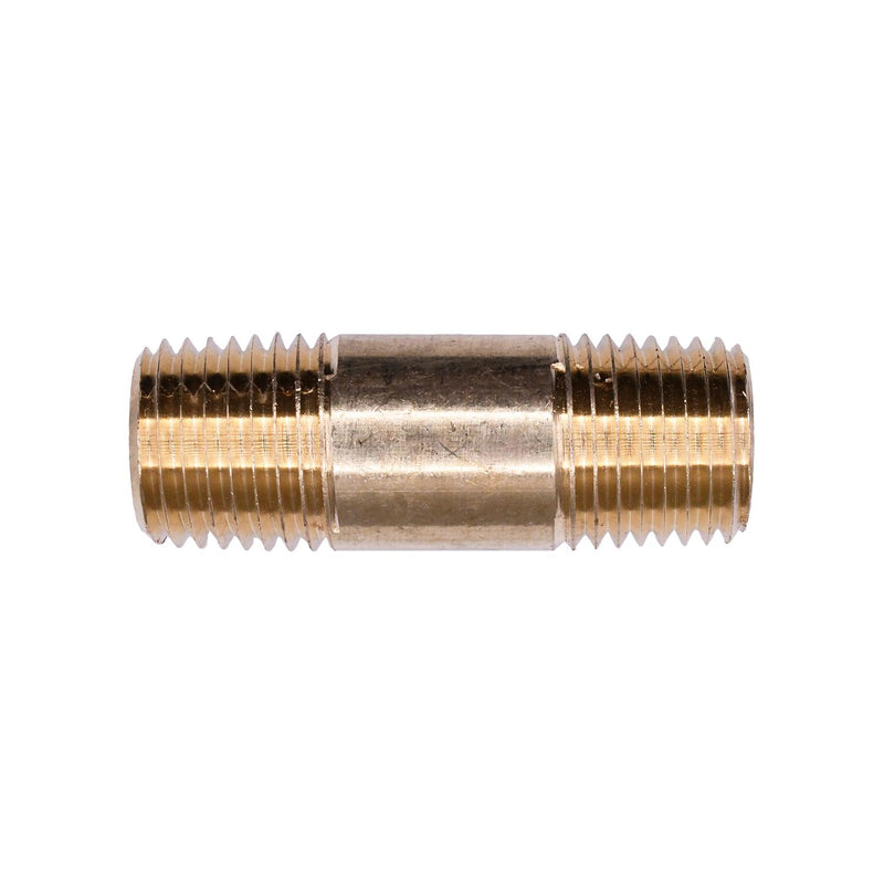1/4" NPTx1-1/2" Brass Long Nipple Threads