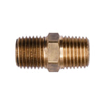 1/4"x1/4" Brass Hex Nipple