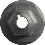 1/4"-20x1/2" Slotted Truss Head License Plate Bolt And Nut, Zinc