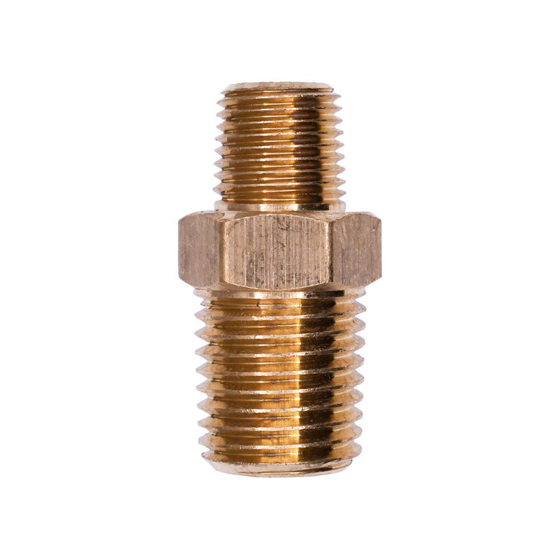 1/4"x1/8" Brass Hex Nipple