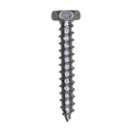 #10x1-1/4" Indented Hex Head Tapping Screw, Type A/AB, Zinc Chromate